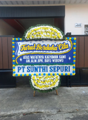 Papan Bunga Duka di Kumeresot